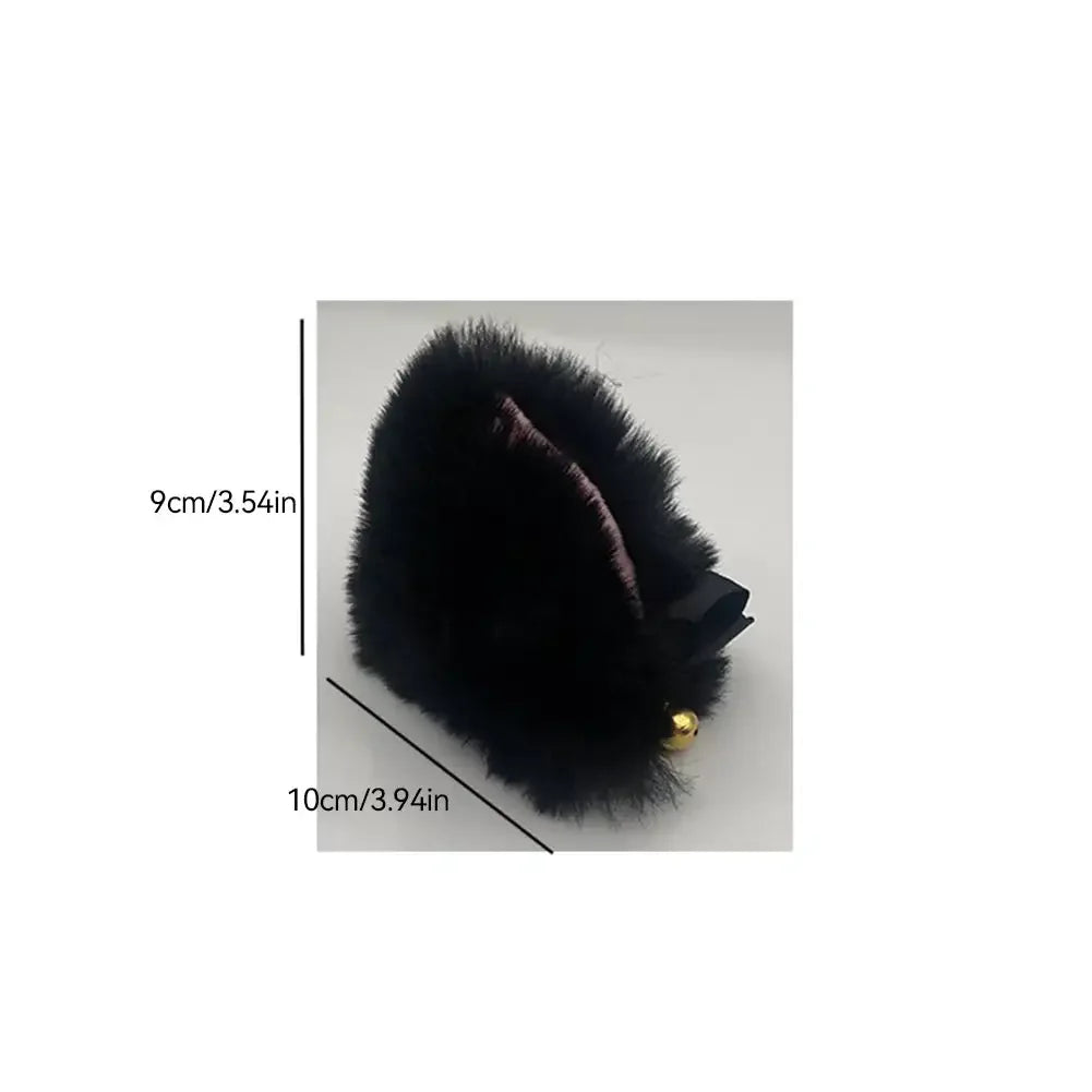 Plush Cat Ear Helmet Decorations (2-Pack)