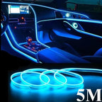5M USB LED Neon Interior Light Strip for Cars