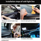 5M USB LED Neon Interior Light Strip for Cars